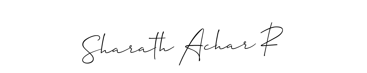 Best and Professional Signature Style for Sharath Achar R. Allison_Script Best Signature Style Collection. Sharath Achar R signature style 2 images and pictures png