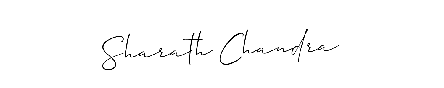 Also You can easily find your signature by using the search form. We will create Sharath Chandra name handwritten signature images for you free of cost using Allison_Script sign style. Sharath Chandra signature style 2 images and pictures png