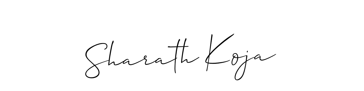 Make a beautiful signature design for name Sharath Koja. Use this online signature maker to create a handwritten signature for free. Sharath Koja signature style 2 images and pictures png