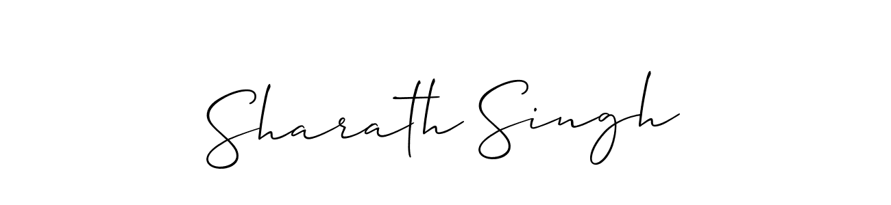 This is the best signature style for the Sharath Singh name. Also you like these signature font (Allison_Script). Mix name signature. Sharath Singh signature style 2 images and pictures png