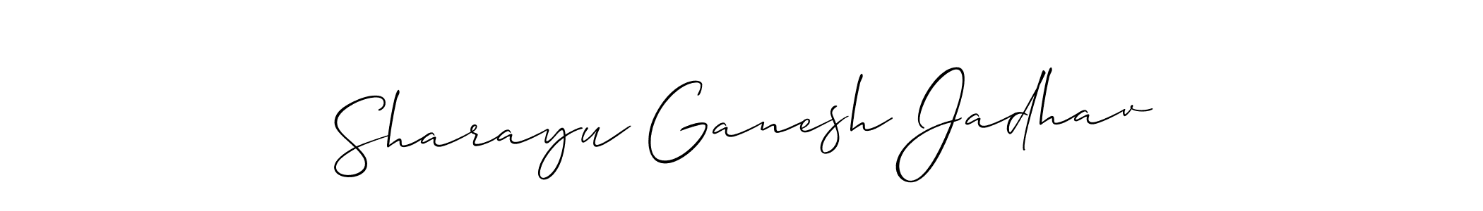 Here are the top 10 professional signature styles for the name Sharayu Ganesh Jadhav. These are the best autograph styles you can use for your name. Sharayu Ganesh Jadhav signature style 2 images and pictures png
