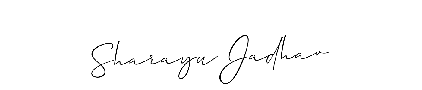 Here are the top 10 professional signature styles for the name Sharayu Jadhav. These are the best autograph styles you can use for your name. Sharayu Jadhav signature style 2 images and pictures png