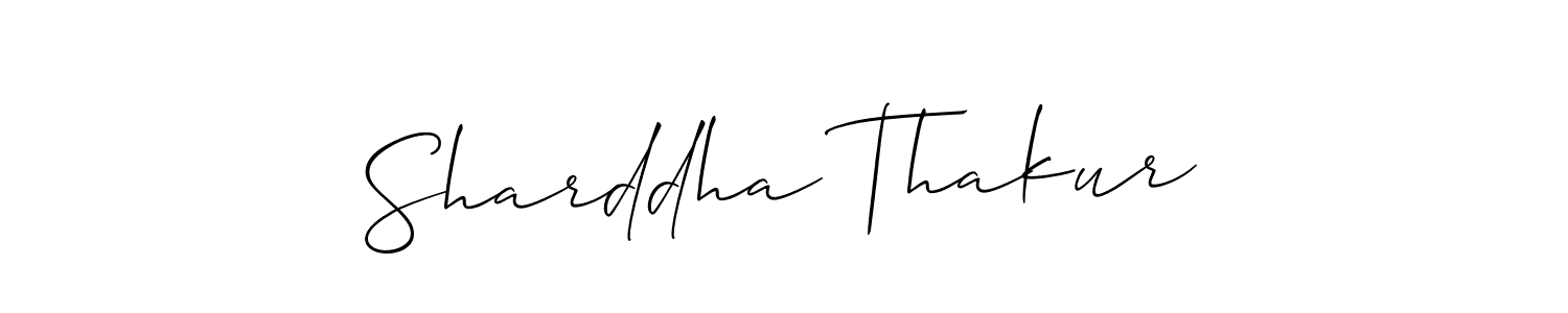 It looks lik you need a new signature style for name Sharddha Thakur. Design unique handwritten (Allison_Script) signature with our free signature maker in just a few clicks. Sharddha Thakur signature style 2 images and pictures png