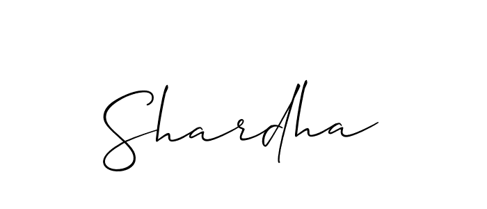 Also we have Shardha name is the best signature style. Create professional handwritten signature collection using Allison_Script autograph style. Shardha signature style 2 images and pictures png
