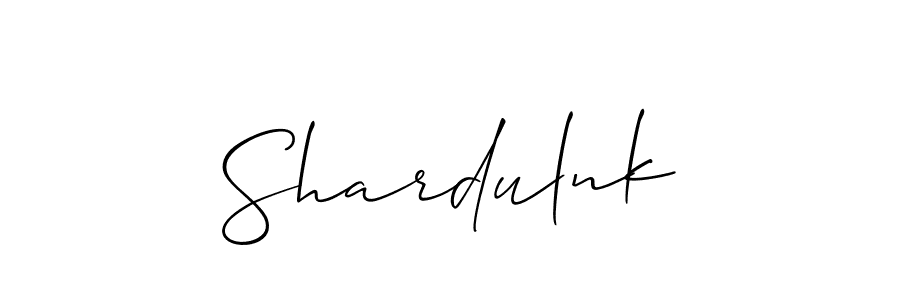 Also we have Shardulnk name is the best signature style. Create professional handwritten signature collection using Allison_Script autograph style. Shardulnk signature style 2 images and pictures png