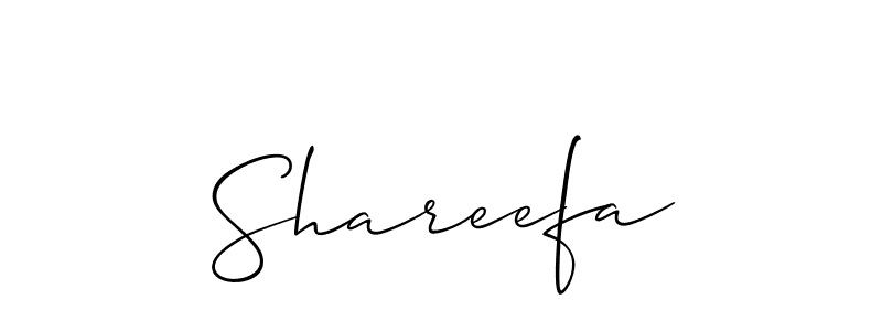 Also You can easily find your signature by using the search form. We will create Shareefa name handwritten signature images for you free of cost using Allison_Script sign style. Shareefa signature style 2 images and pictures png