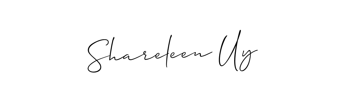 Make a beautiful signature design for name Shareleen Uy. Use this online signature maker to create a handwritten signature for free. Shareleen Uy signature style 2 images and pictures png