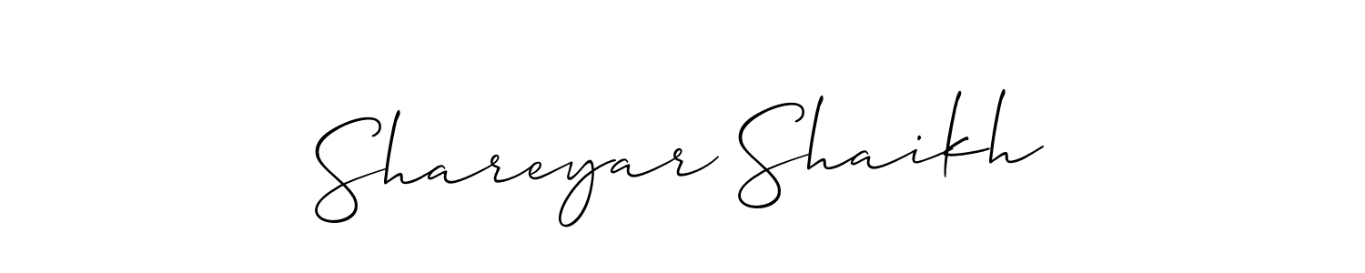 Best and Professional Signature Style for Shareyar Shaikh. Allison_Script Best Signature Style Collection. Shareyar Shaikh signature style 2 images and pictures png