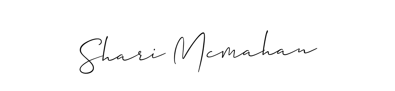It looks lik you need a new signature style for name Shari Mcmahan. Design unique handwritten (Allison_Script) signature with our free signature maker in just a few clicks. Shari Mcmahan signature style 2 images and pictures png