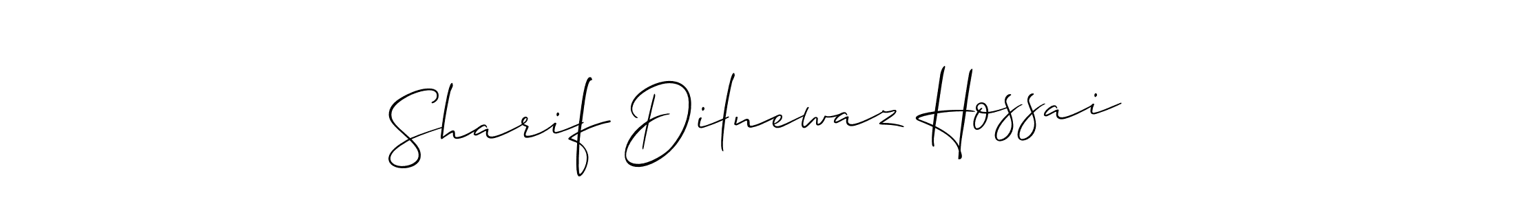 if you are searching for the best signature style for your name Sharif Dilnewaz Hossai. so please give up your signature search. here we have designed multiple signature styles  using Allison_Script. Sharif Dilnewaz Hossai signature style 2 images and pictures png