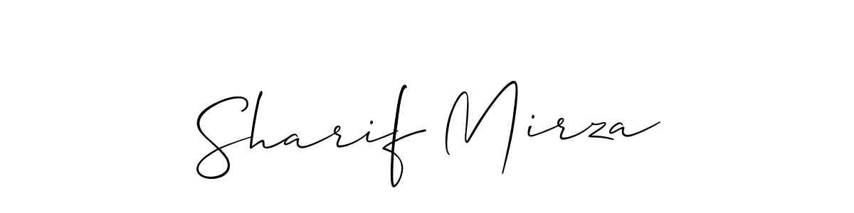 Similarly Allison_Script is the best handwritten signature design. Signature creator online .You can use it as an online autograph creator for name Sharif Mirza. Sharif Mirza signature style 2 images and pictures png
