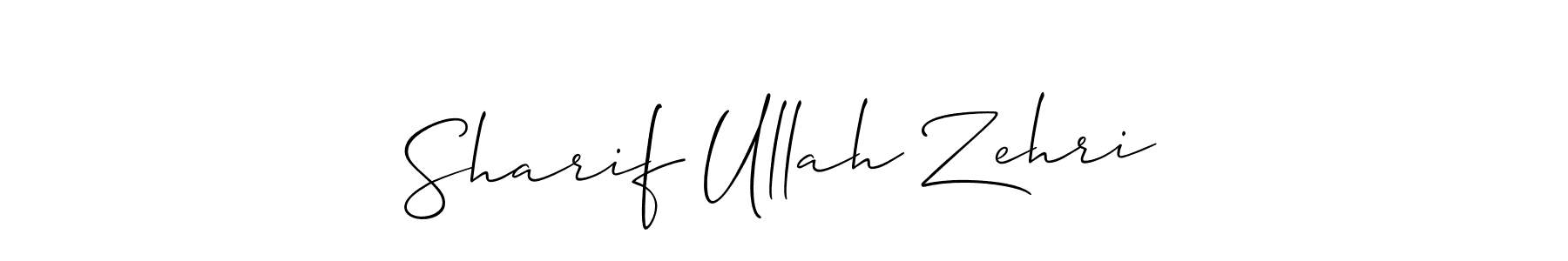 You should practise on your own different ways (Allison_Script) to write your name (Sharif Ullah Zehri) in signature. don't let someone else do it for you. Sharif Ullah Zehri signature style 2 images and pictures png