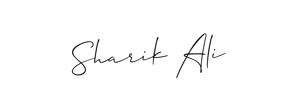 How to Draw Sharik Ali signature style? Allison_Script is a latest design signature styles for name Sharik Ali. Sharik Ali signature style 2 images and pictures png