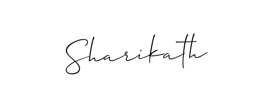 if you are searching for the best signature style for your name Sharikath. so please give up your signature search. here we have designed multiple signature styles  using Allison_Script. Sharikath signature style 2 images and pictures png