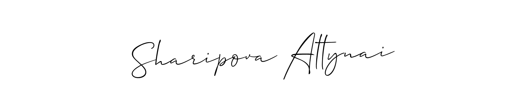 Here are the top 10 professional signature styles for the name Sharipova Altynai. These are the best autograph styles you can use for your name. Sharipova Altynai signature style 2 images and pictures png