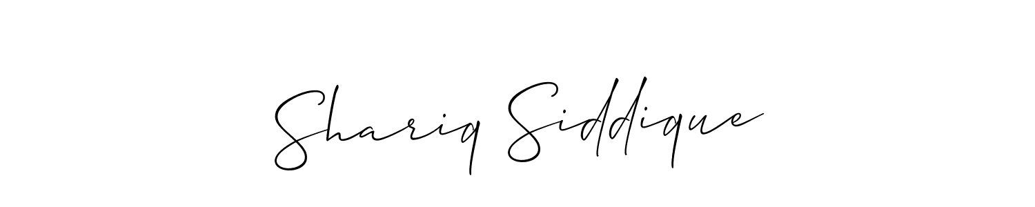if you are searching for the best signature style for your name Shariq Siddique. so please give up your signature search. here we have designed multiple signature styles  using Allison_Script. Shariq Siddique signature style 2 images and pictures png