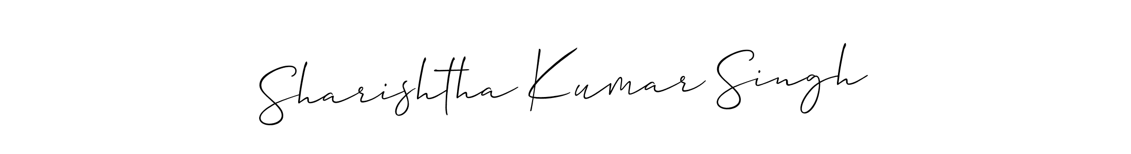 Here are the top 10 professional signature styles for the name Sharishtha Kumar Singh. These are the best autograph styles you can use for your name. Sharishtha Kumar Singh signature style 2 images and pictures png