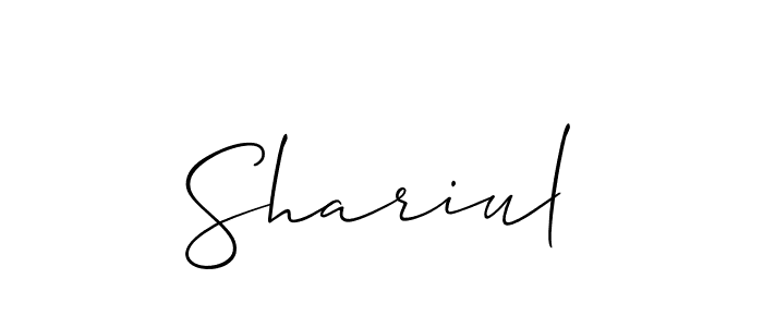 How to Draw Shariul signature style? Allison_Script is a latest design signature styles for name Shariul. Shariul signature style 2 images and pictures png