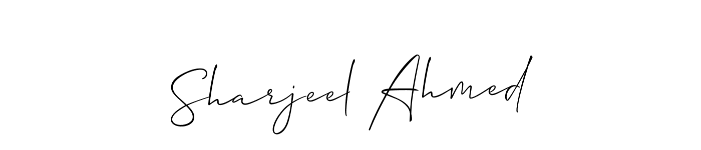 Check out images of Autograph of Sharjeel Ahmed name. Actor Sharjeel Ahmed Signature Style. Allison_Script is a professional sign style online. Sharjeel Ahmed signature style 2 images and pictures png