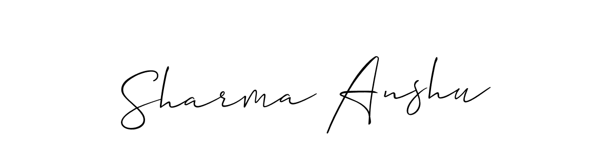 See photos of Sharma Anshu official signature by Spectra . Check more albums & portfolios. Read reviews & check more about Allison_Script font. Sharma Anshu signature style 2 images and pictures png