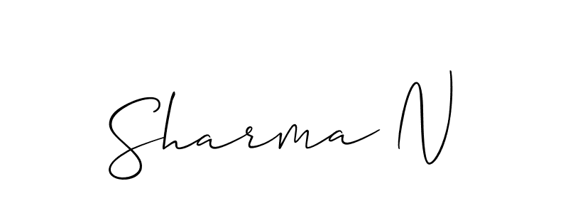 Once you've used our free online signature maker to create your best signature Allison_Script style, it's time to enjoy all of the benefits that Sharma N name signing documents. Sharma N signature style 2 images and pictures png