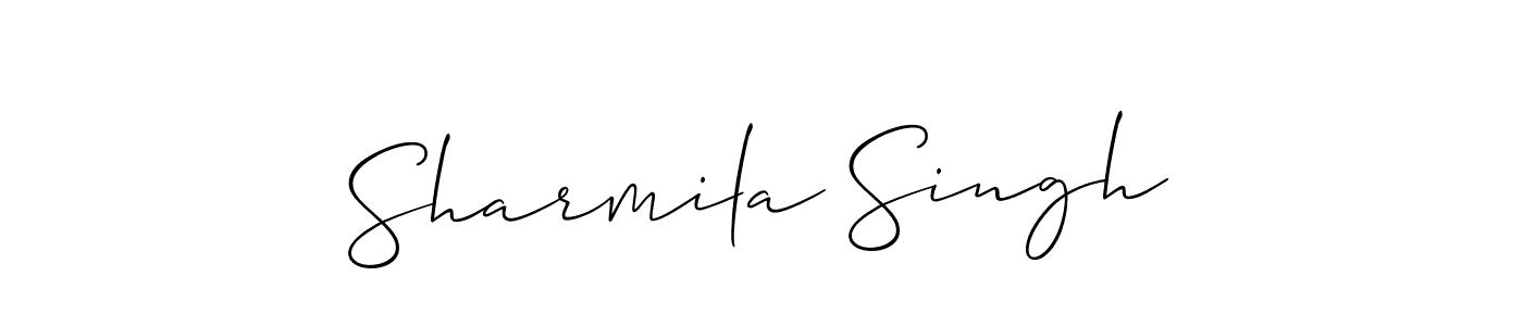 Once you've used our free online signature maker to create your best signature Allison_Script style, it's time to enjoy all of the benefits that Sharmila Singh name signing documents. Sharmila Singh signature style 2 images and pictures png