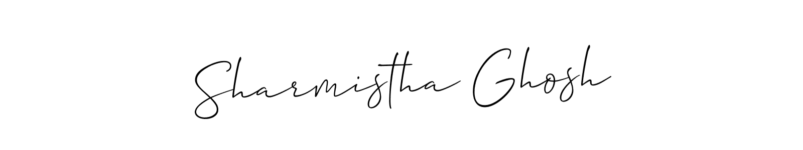 Make a beautiful signature design for name Sharmistha Ghosh. Use this online signature maker to create a handwritten signature for free. Sharmistha Ghosh signature style 2 images and pictures png