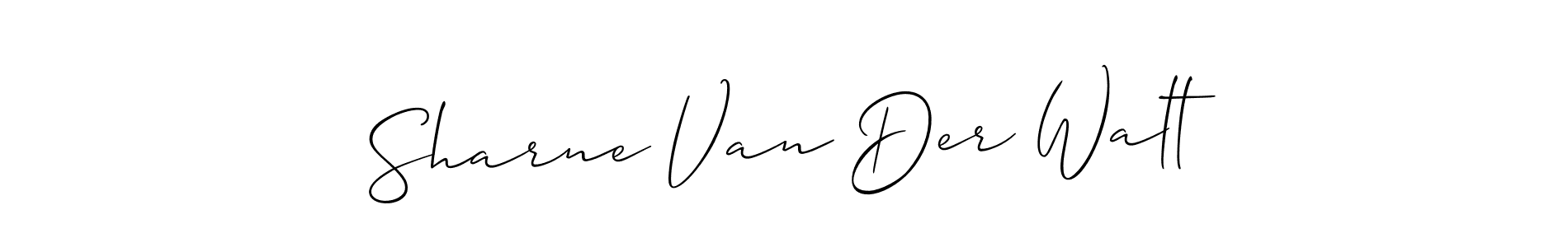 Once you've used our free online signature maker to create your best signature Allison_Script style, it's time to enjoy all of the benefits that Sharne Van Der Walt name signing documents. Sharne Van Der Walt signature style 2 images and pictures png