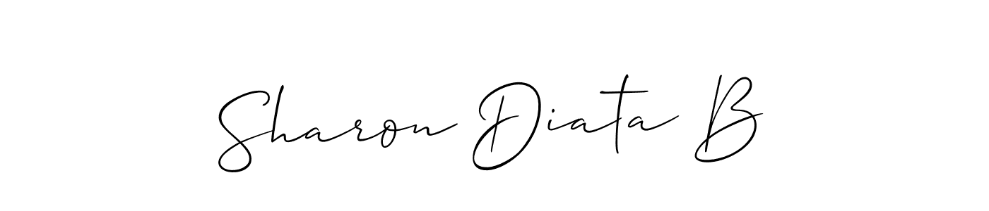 Here are the top 10 professional signature styles for the name Sharon Diata B. These are the best autograph styles you can use for your name. Sharon Diata B signature style 2 images and pictures png