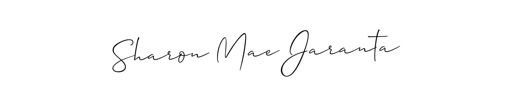 This is the best signature style for the Sharon Mae Jaranta name. Also you like these signature font (Allison_Script). Mix name signature. Sharon Mae Jaranta signature style 2 images and pictures png