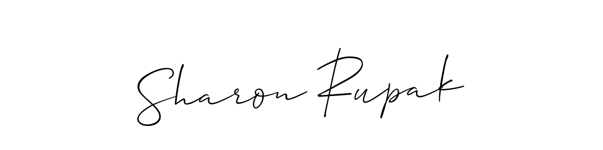 if you are searching for the best signature style for your name Sharon Rupak. so please give up your signature search. here we have designed multiple signature styles  using Allison_Script. Sharon Rupak signature style 2 images and pictures png