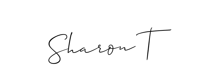 Make a short Sharon T signature style. Manage your documents anywhere anytime using Allison_Script. Create and add eSignatures, submit forms, share and send files easily. Sharon T signature style 2 images and pictures png