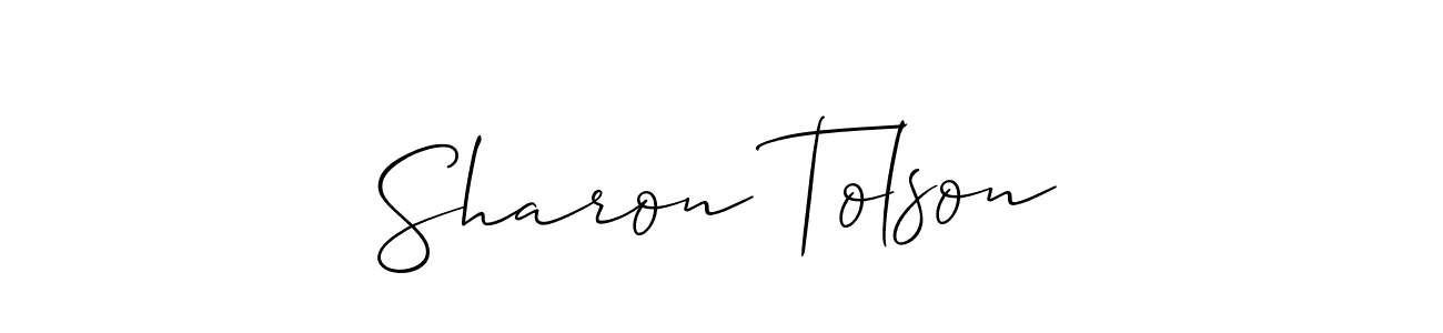 Similarly Allison_Script is the best handwritten signature design. Signature creator online .You can use it as an online autograph creator for name Sharon Tolson. Sharon Tolson signature style 2 images and pictures png