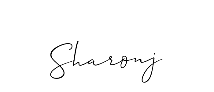 It looks lik you need a new signature style for name Sharonj. Design unique handwritten (Allison_Script) signature with our free signature maker in just a few clicks. Sharonj signature style 2 images and pictures png