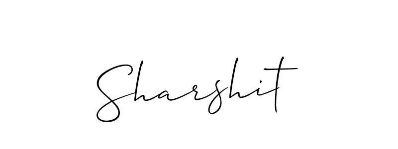 How to make Sharshit signature? Allison_Script is a professional autograph style. Create handwritten signature for Sharshit name. Sharshit signature style 2 images and pictures png