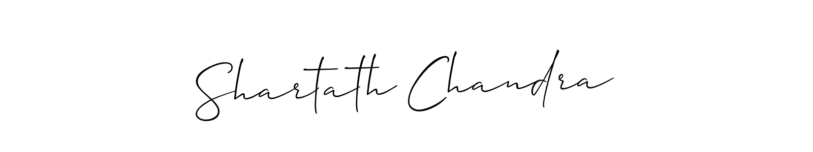 Use a signature maker to create a handwritten signature online. With this signature software, you can design (Allison_Script) your own signature for name Shartath Chandra. Shartath Chandra signature style 2 images and pictures png