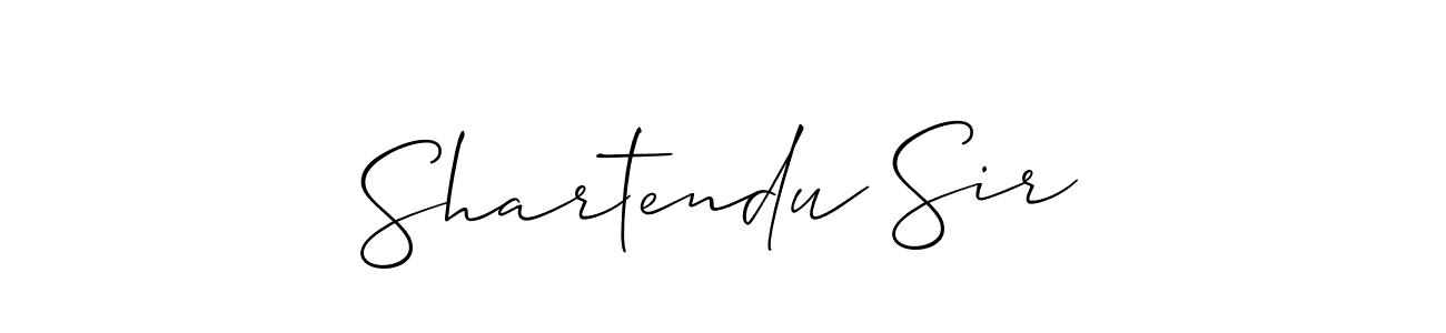 Make a short Shartendu Sir signature style. Manage your documents anywhere anytime using Allison_Script. Create and add eSignatures, submit forms, share and send files easily. Shartendu Sir signature style 2 images and pictures png