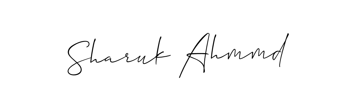 Best and Professional Signature Style for Sharuk Ahmmd. Allison_Script Best Signature Style Collection. Sharuk Ahmmd signature style 2 images and pictures png