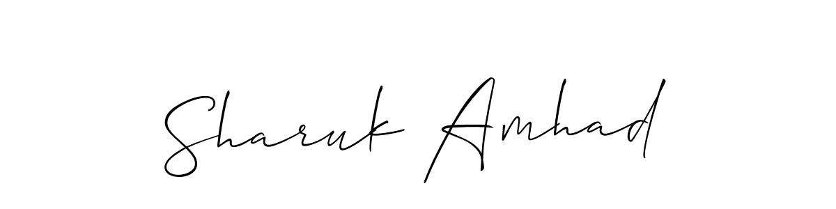 You can use this online signature creator to create a handwritten signature for the name Sharuk Amhad. This is the best online autograph maker. Sharuk Amhad signature style 2 images and pictures png