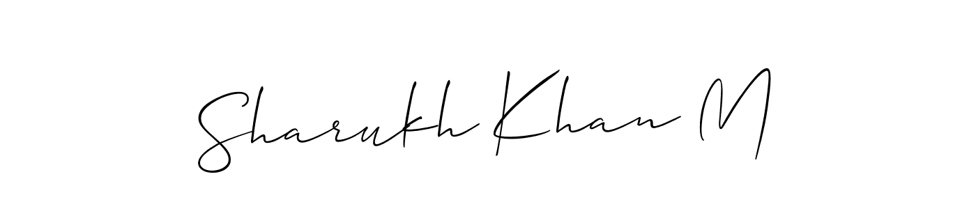 You can use this online signature creator to create a handwritten signature for the name Sharukh Khan M. This is the best online autograph maker. Sharukh Khan M signature style 2 images and pictures png