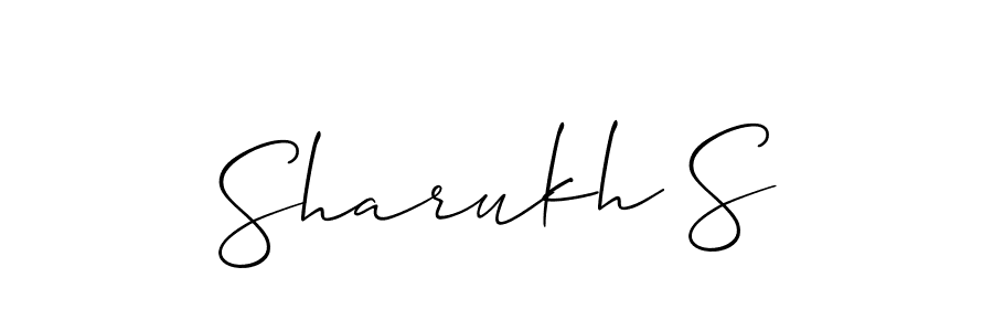 See photos of Sharukh S official signature by Spectra . Check more albums & portfolios. Read reviews & check more about Allison_Script font. Sharukh S signature style 2 images and pictures png