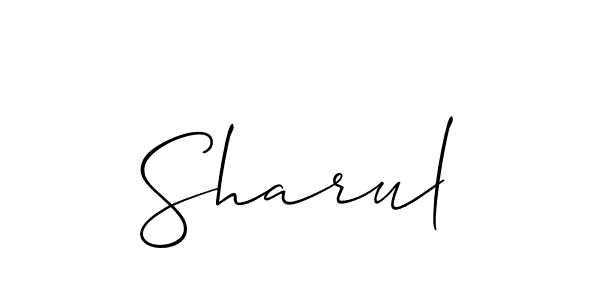 Check out images of Autograph of Sharul name. Actor Sharul Signature Style. Allison_Script is a professional sign style online. Sharul signature style 2 images and pictures png