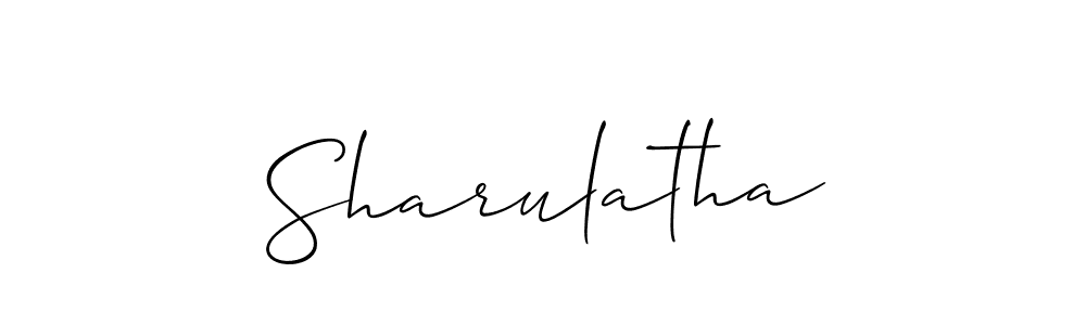 Make a beautiful signature design for name Sharulatha. Use this online signature maker to create a handwritten signature for free. Sharulatha signature style 2 images and pictures png