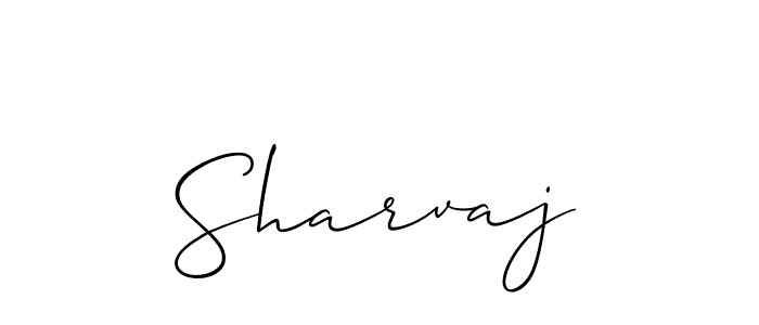 Sharvaj stylish signature style. Best Handwritten Sign (Allison_Script) for my name. Handwritten Signature Collection Ideas for my name Sharvaj. Sharvaj signature style 2 images and pictures png