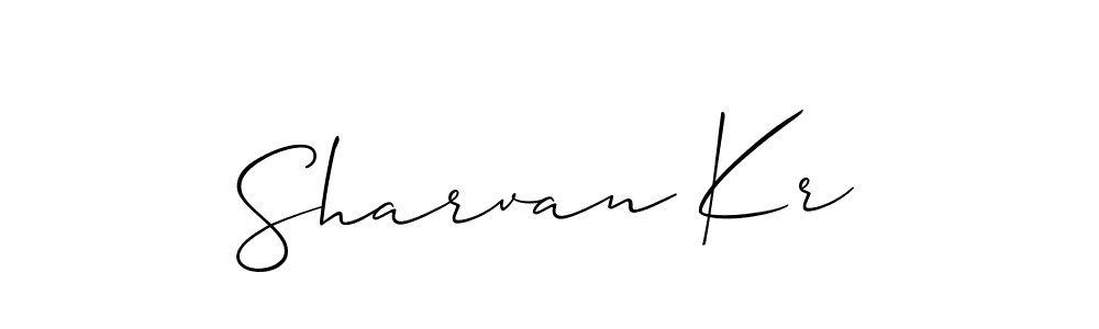 How to Draw Sharvan Kr signature style? Allison_Script is a latest design signature styles for name Sharvan Kr. Sharvan Kr signature style 2 images and pictures png