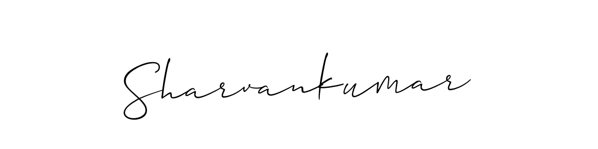 How to make Sharvankumar name signature. Use Allison_Script style for creating short signs online. This is the latest handwritten sign. Sharvankumar signature style 2 images and pictures png