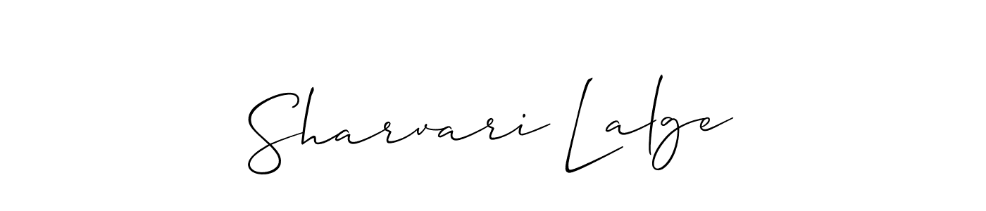 This is the best signature style for the Sharvari Lalge name. Also you like these signature font (Allison_Script). Mix name signature. Sharvari Lalge signature style 2 images and pictures png