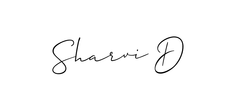 Similarly Allison_Script is the best handwritten signature design. Signature creator online .You can use it as an online autograph creator for name Sharvi D. Sharvi D signature style 2 images and pictures png