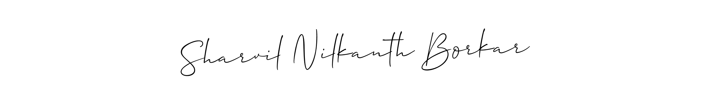 You can use this online signature creator to create a handwritten signature for the name Sharvil Nilkanth Borkar. This is the best online autograph maker. Sharvil Nilkanth Borkar signature style 2 images and pictures png