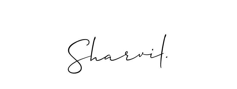 Make a beautiful signature design for name Sharvil.. Use this online signature maker to create a handwritten signature for free. Sharvil. signature style 2 images and pictures png